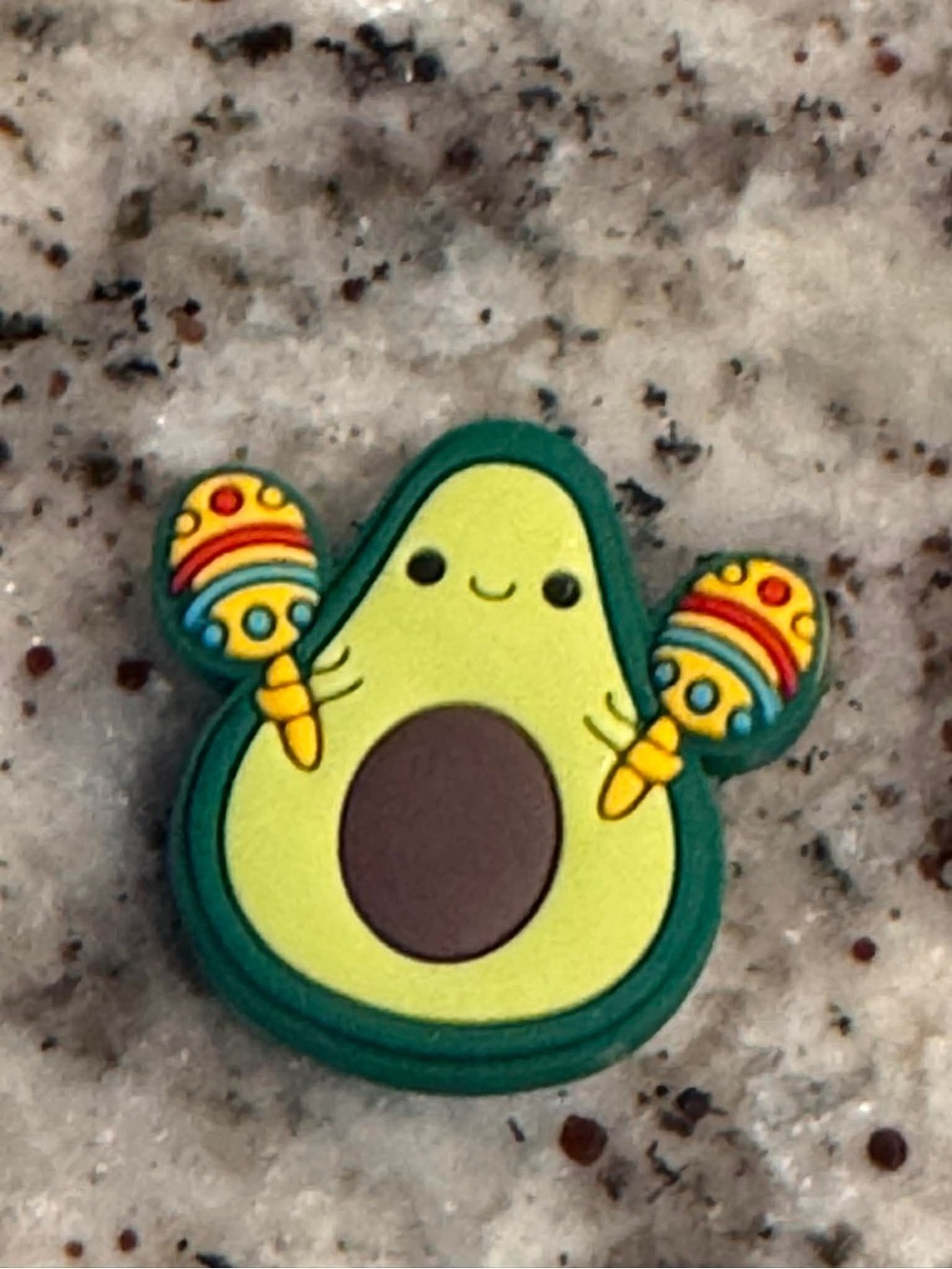 CROCS Green Avocado Maraca Jibbitz Charm